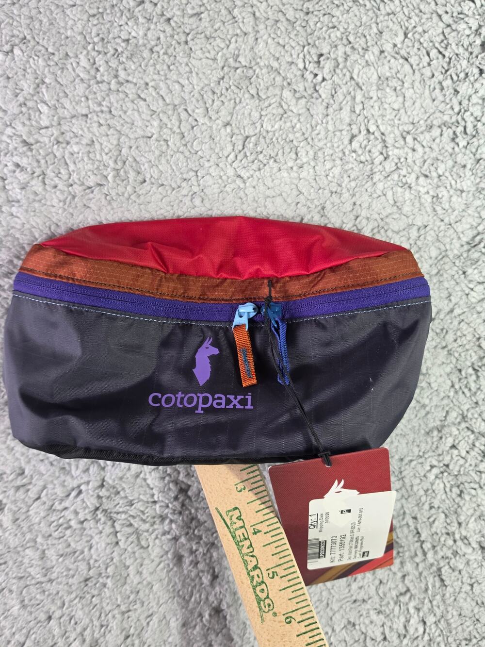 Cotopaxi Bataan 3L Fanny Pack Del Dia One of a Kind Waist Pack Crossbody NWT